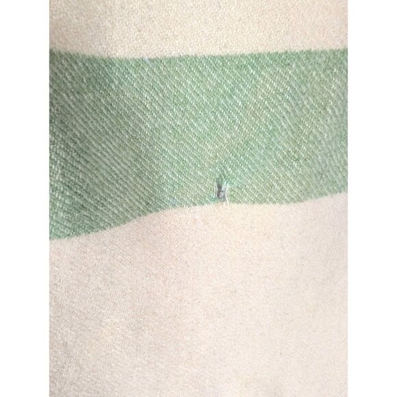 Vtg Blanket Hudson Bay ? or similar 3.5 point Wool 63x72 Gold white label READ - Picture 16 of 16